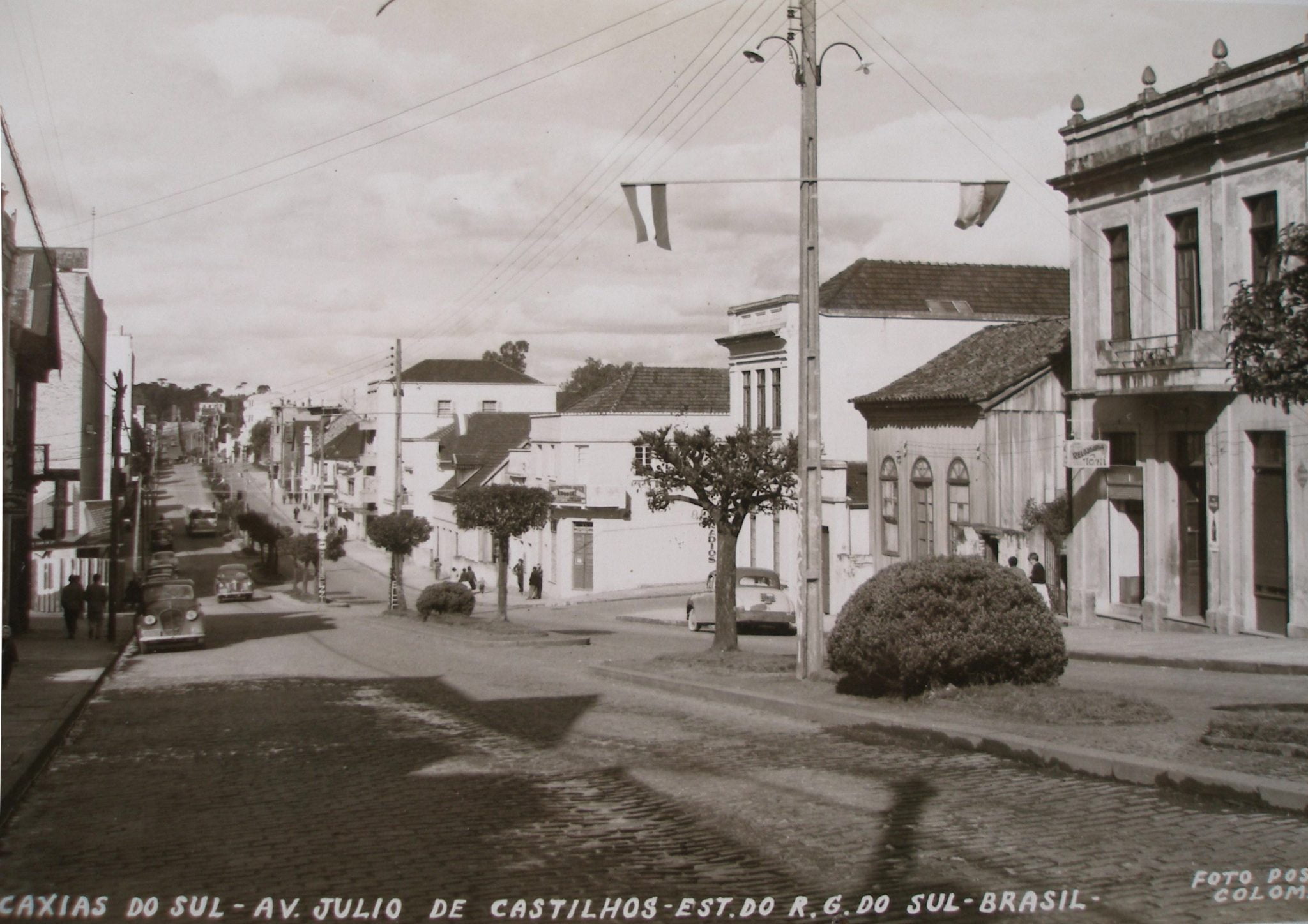 Caxias do Sul Avenida Júlio de Castilhos década 1950 prati br