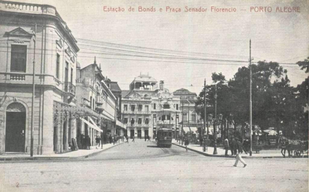 Porto Alegre Estação de Bondes Praça da Alfândega(Senador Florêncio).