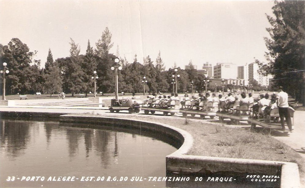 Porto Alegre - Postal do Trenzinho da Redenção.