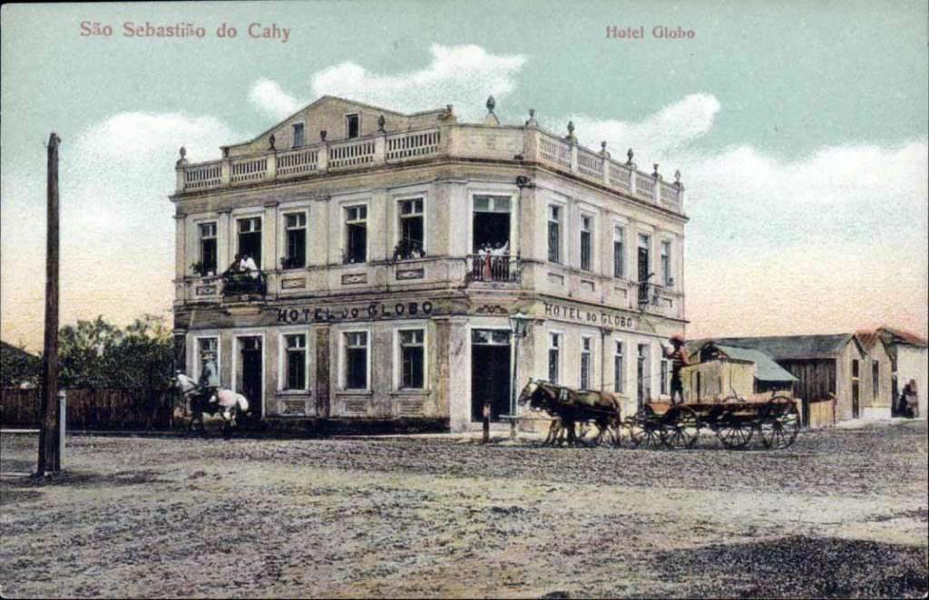 Postal - São Sebastião do Caí  - Hotel Globo.