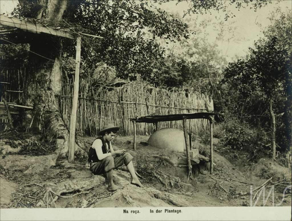 Porto Alegre - Homem na roça em 1900.