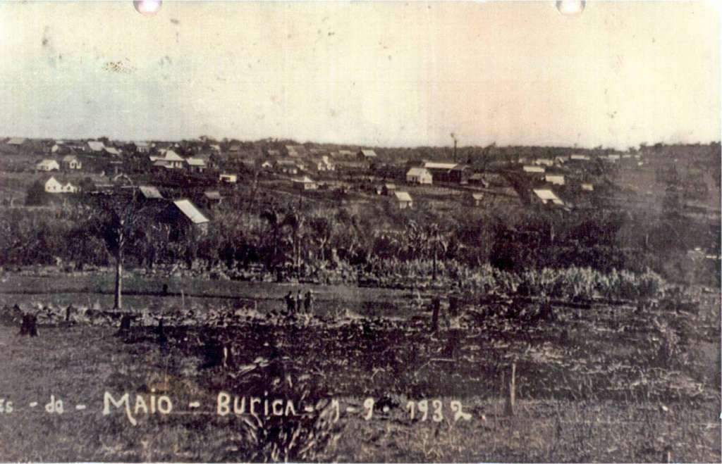 Três de Maio - Burica em 1932.