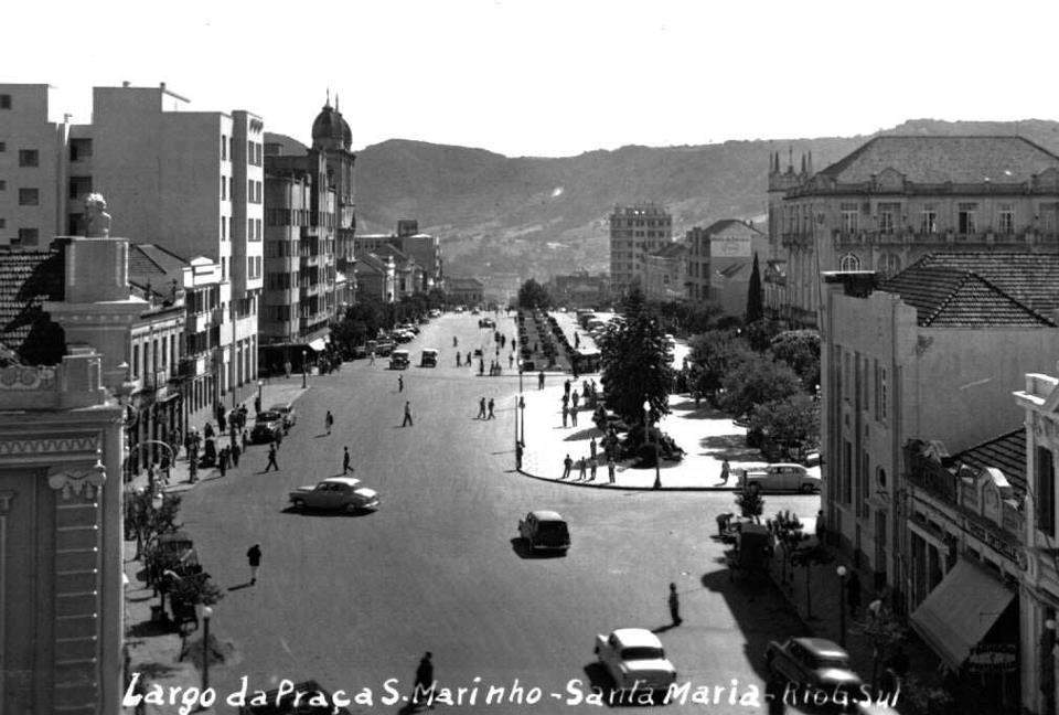 Santa Maria - Praça Saldanha Marinho.