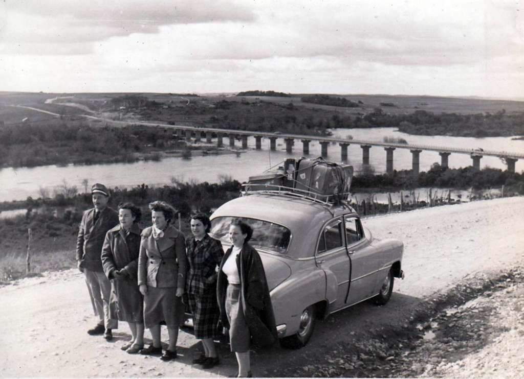 Camaquã - Ponte na década de 1950.