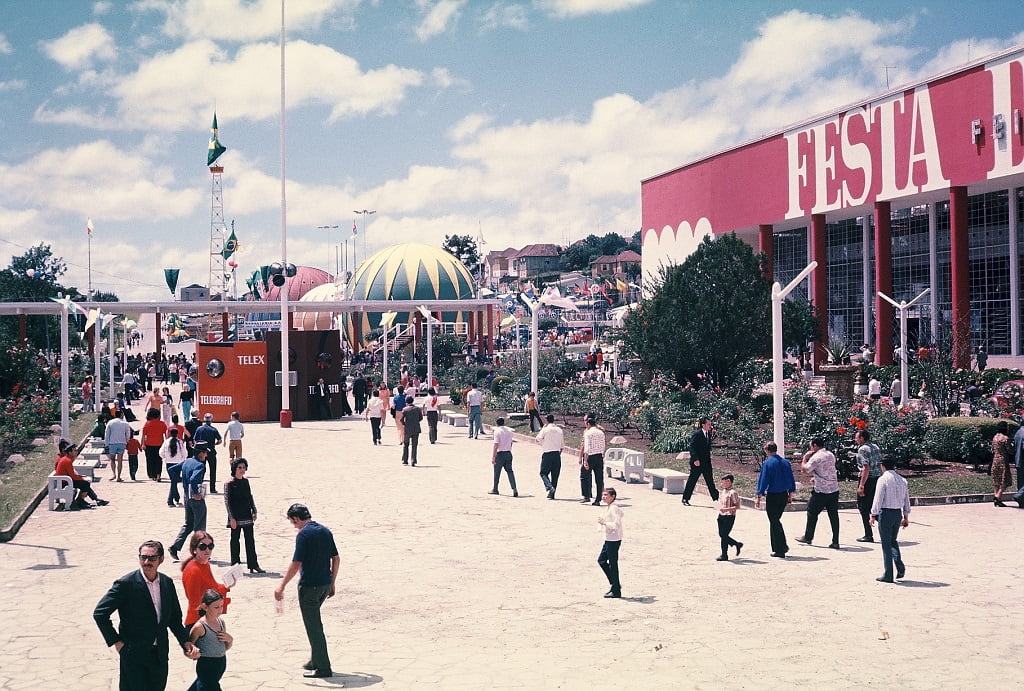 Caxias do Sul - Parque Festa da Uva em fevereiro de 1972.