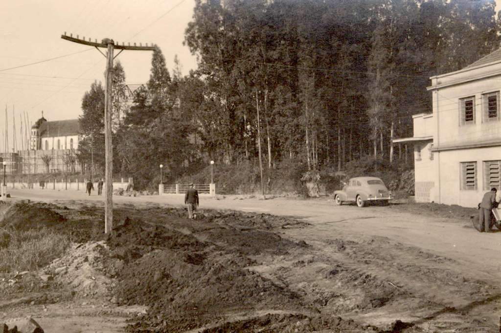 Novo Hamburgo - Rua Joaquim Nabuco na década 1950.