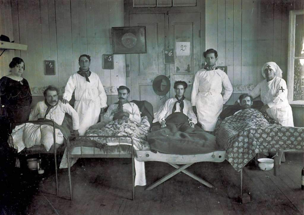 Erechim - Hospital na Revolução de 1923.