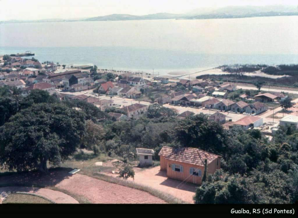 Guaíba - Orla do Centro na década de 1960.