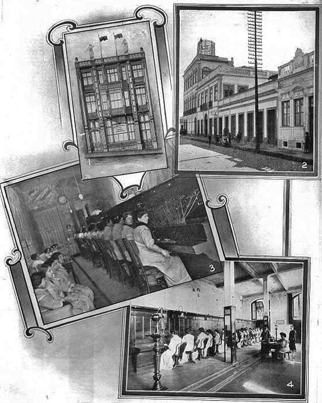 Porto Alegre - Companhia Telefônica Rio-Grandense no início do século XX.