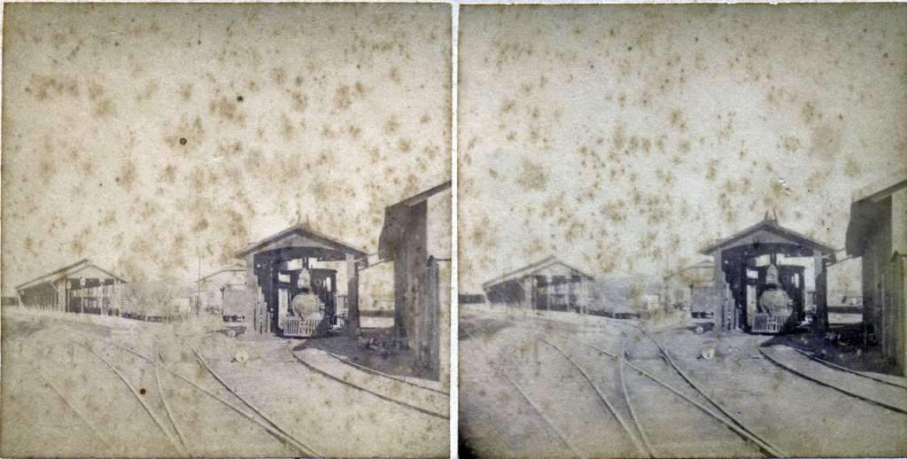 Porto Alegre - Estação Ferrovia no final do século XIX.