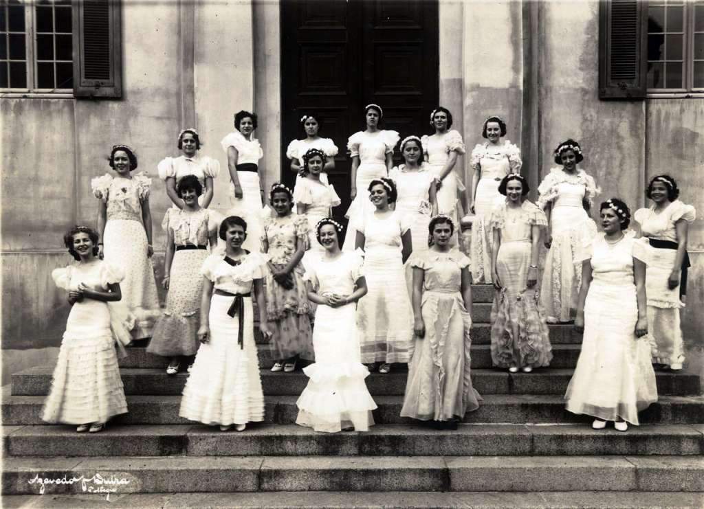 Porto Alegre - Formandas do Colégio Bom Conselho em 1935.