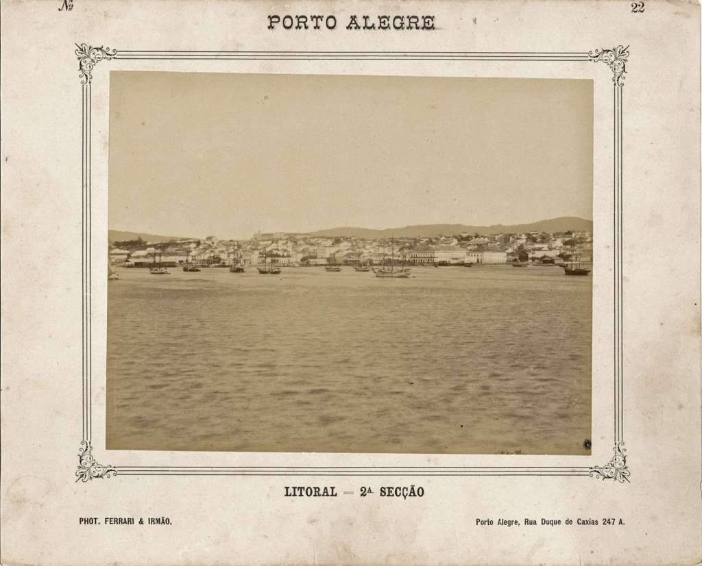 Porto Alegre - Litoral em 1888.