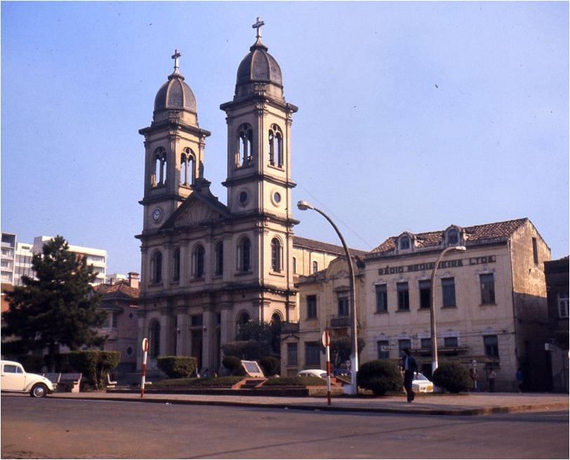 Santa Maria - Catedral na década de 1970.