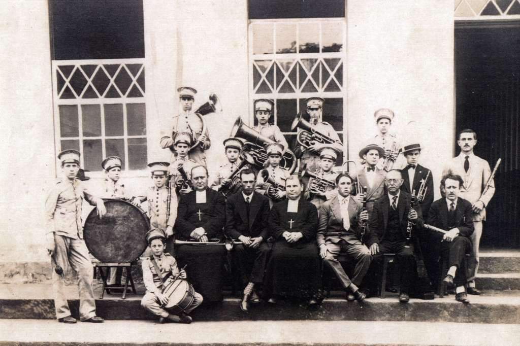 Lajeado - Banda no início do século XX. Fonte: acervo Felipe Bouvie.