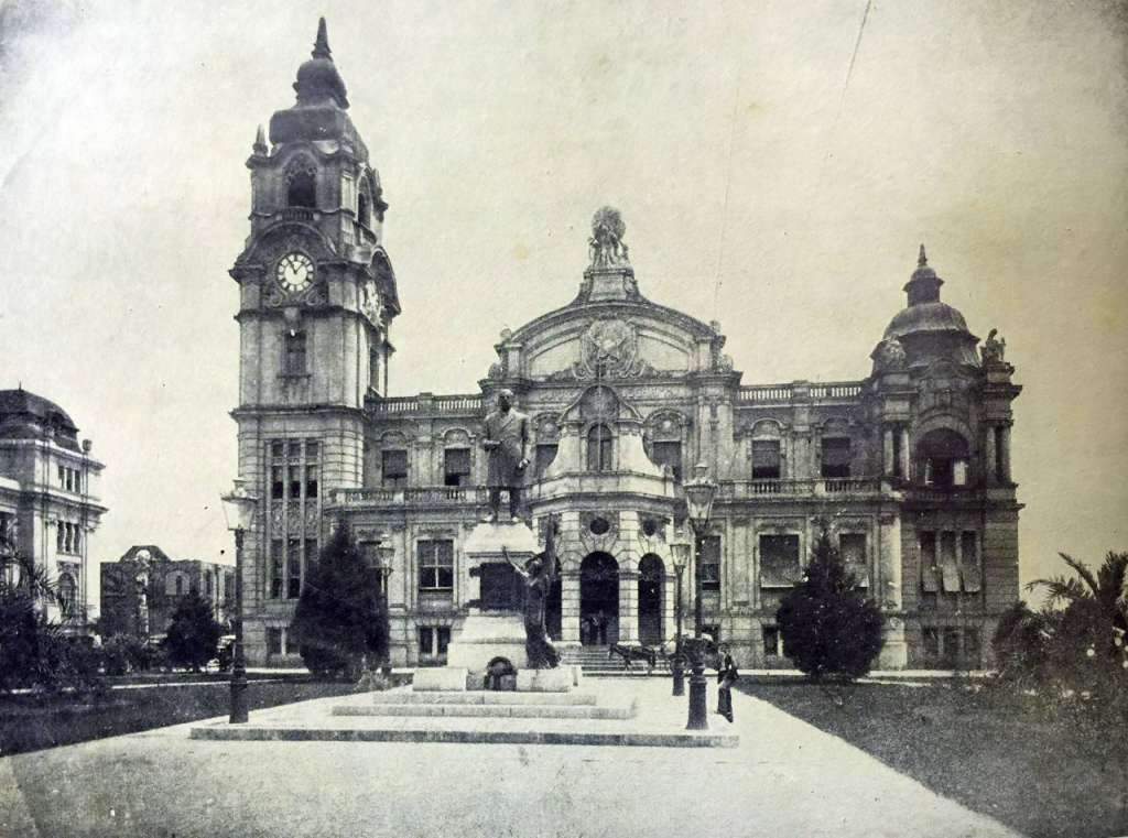 Porto Alegre - Correios e Telégrafos na década de 1940.
