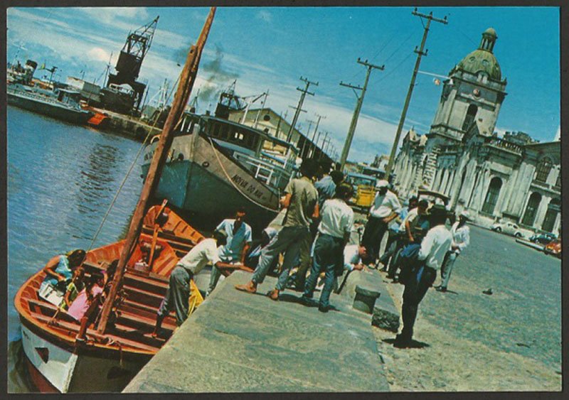 Rio Grande - Postal do Porto na década de 1970.