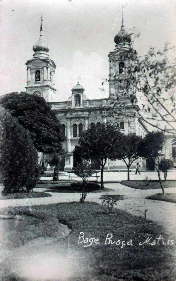 Bagé - Praça Matriz na década de 1940.