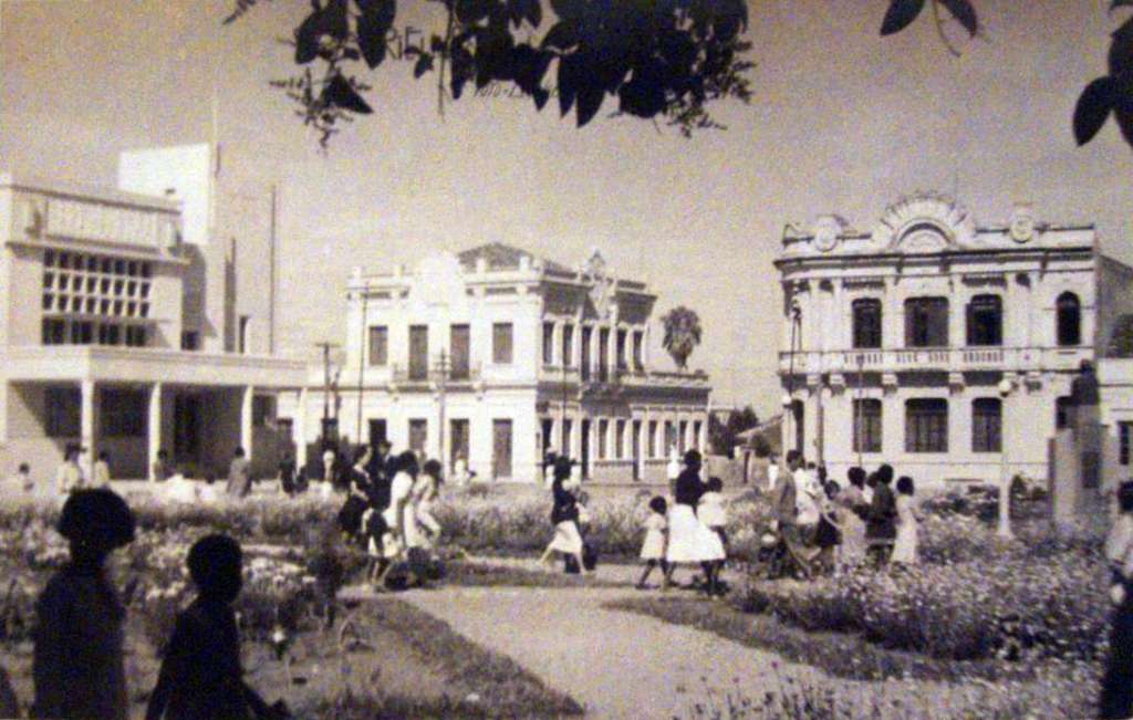 Caxias do Sul - Postal da Praça Rui Barbosa em 1948