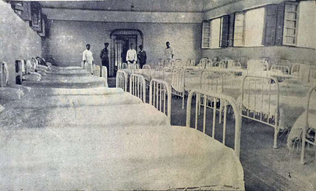 Porto Alegre - Dormitório do Manicômio Judiciário Dr Maurício Cardoso na década de 1920.