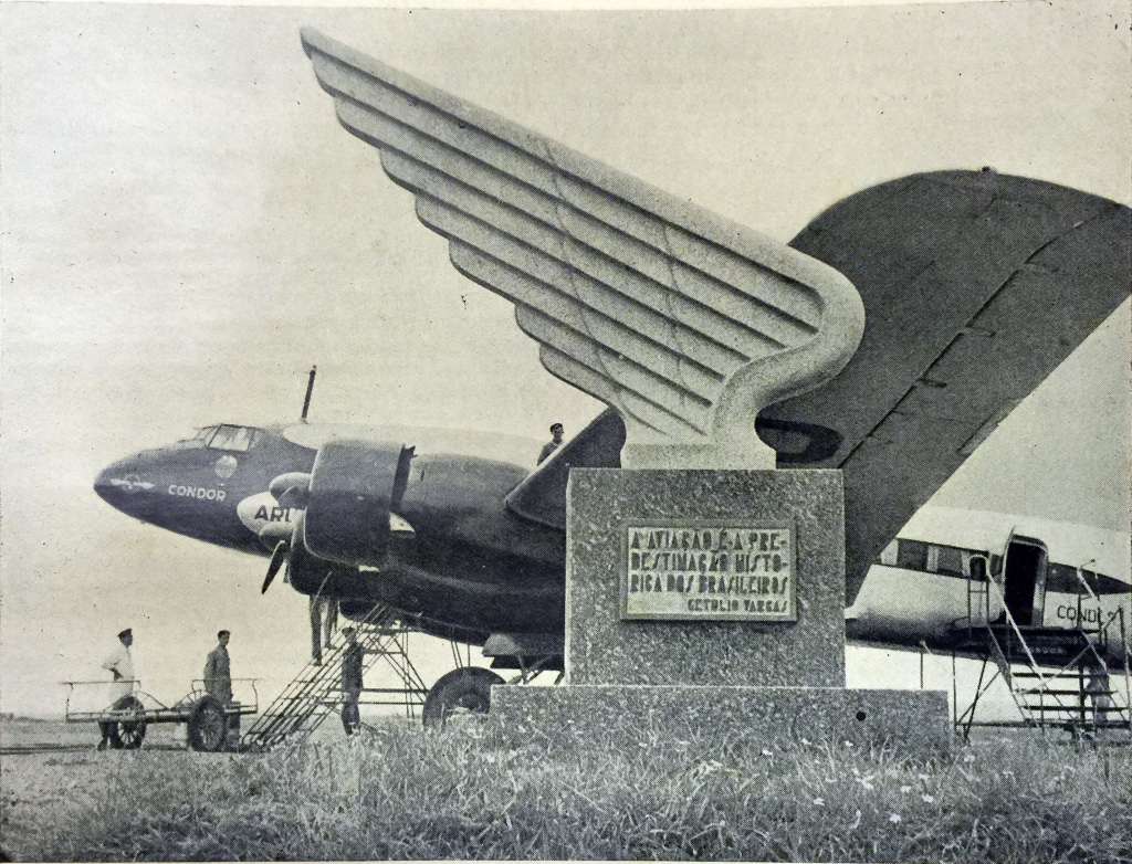 Porto Alegre - Monumento Aviação na década de 1930