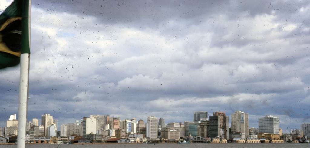 Porto Alegre - Silueta de Edifícios do centro em 1966.