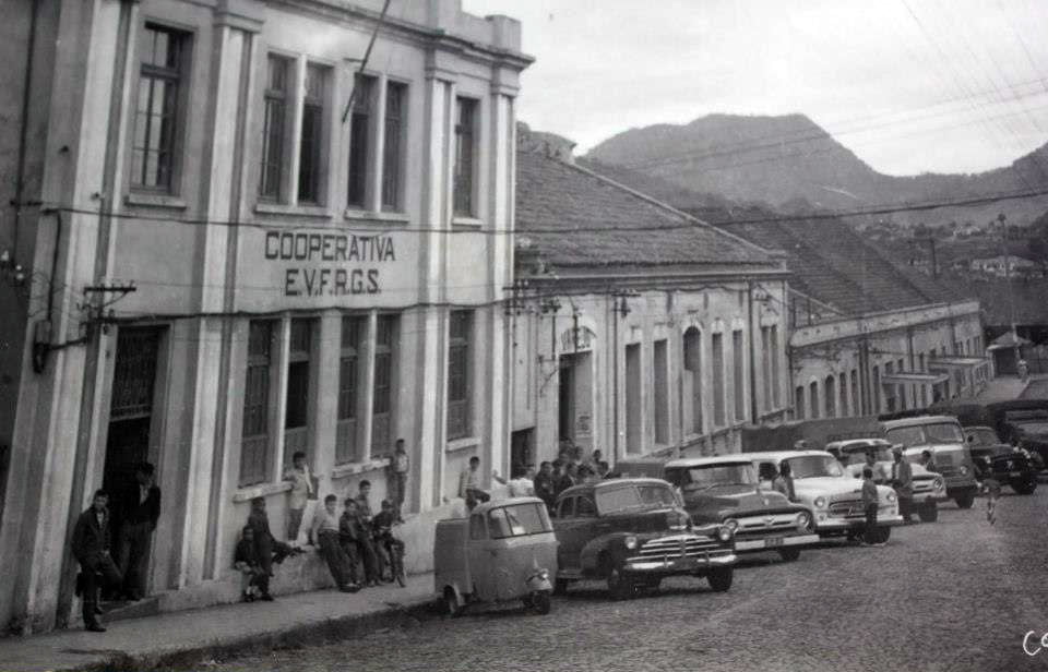 Santa Maria - Cooperativa EVFRGS na década de 1950. Fonte: acervo Jonatas Vargas. 