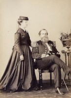 Isabel e Pedro II 1870  
