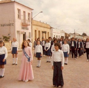 Camaquã Desfile cívico década de 1970