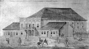 Desenho Pelotas Teatro de São Francisco de Paula(O Constitucional) déc1830 