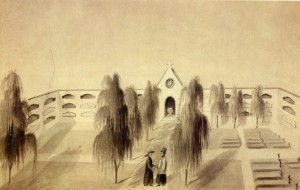 Gravura Rio Grande Cemitério 1852