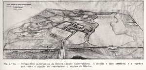 Projeto Porto Alegre Perspectiva futura Cidade Universitária 1937