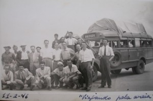 Ônibus viagem Porto Alegre Florianópolis 11 02 1946   