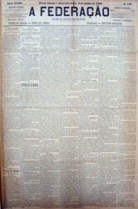 Jornal A Federação 03-06-1901