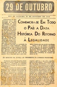 Jornal Retorno Legalidade 29-10-1948