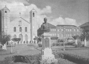 Gravataí Igreja Matriz e Colégio Dom Feliciano 1970
