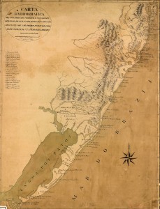 Mapa Carta hidrográfica Província de São Pedro do Rio Grande(Brigadeiro Francisco João Rocio) 1778