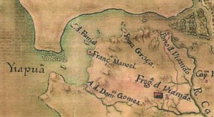 Mapa Porto Alegre Região 1766
