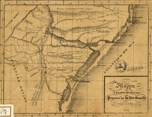 Mapa Província do Rio Grande 1839