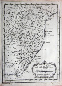 Mapa Rio Grande Do Sul Santa Catarina(Bellin) 1780