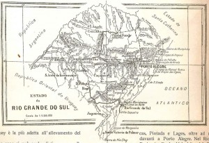 Mapa Rio Grande do Sul 1906