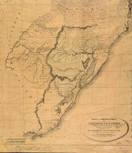 Mapa Rio Grande do Sul 1920