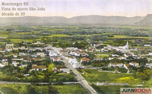 Montenegro Vista do morro São João déc1930 2