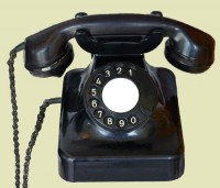 Telefone automático utilizado nas  décadas de  50 a 80(acervo Ronaldo Fotografia)   