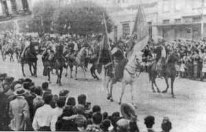 Passo Fundo Desfile Farroupilha na Av Brasil 1964  