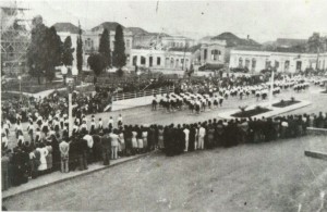 Passo Fundo Desfile Praça Marechal Floriano 07-09-1942  