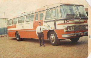 Passo Fundo Linha Unesul Porto Alegre Alfa Romeu FNM Motorista Nelson Mafessoni(acervo Alexandre Mafessoni) 03-1972 