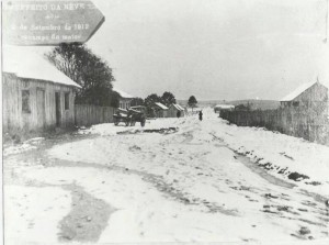 Passo Fundo Neve em Campo de Meio 1912 