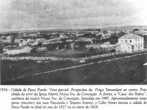 Passo Fundo Perspectiva da Praça Tamandaré ao Centro 1916 (1) 