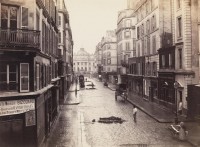 França Charles Marville, Rue de Constantine, 1866, albumen print from collodion wet plate negative (1) 