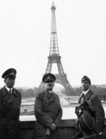 França Paris Adolf Hitler Albert Speer(esquerda) Assinatura rendição 23-06-1940 